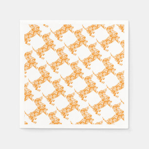 Aloha-Doxie-Orange Napkin