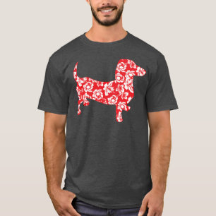 Aloha-Doxie-Red T-Shirt