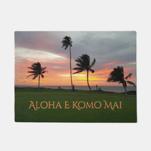 Aloha E Komo Mai Doormat
