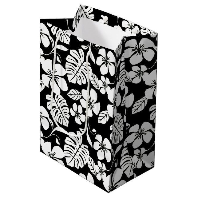 ALOHA FIRDAY (BLACK/GRAY) Gift Bag (Front Angled)