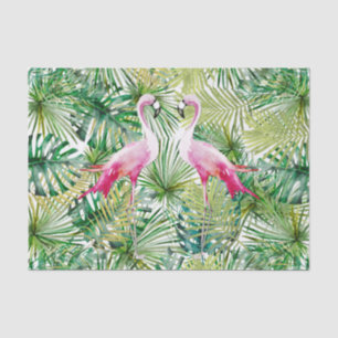 Aloha Flamingo Bird Animal in Jungle Tissue Paper