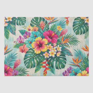 Aloha Floral Bloom Tropical Tissue Paper