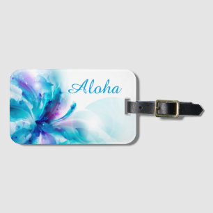 Aloha Floral Luggage Tag