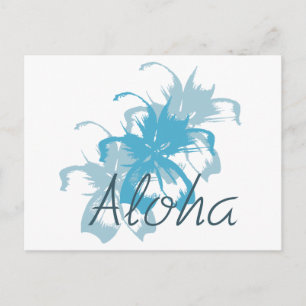 Aloha Floral Postcard