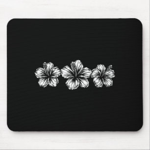 Aloha flower tropical beach hawaii summer vacation mouse pad