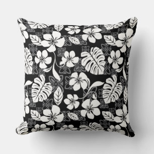 ALOHA FRIDAY (BLACK & GRAY) CUSHION