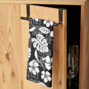 ALOHA FRIDAY (BLACK & GRAY) TEA TOWEL
