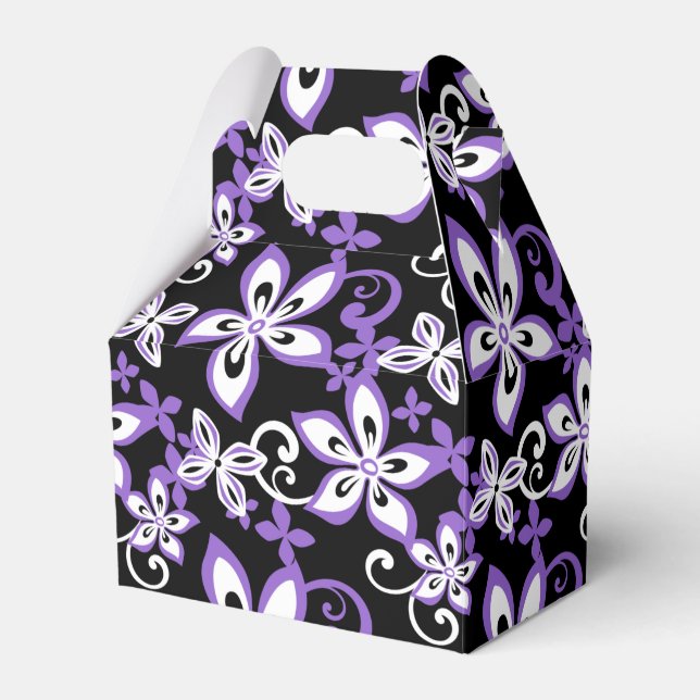 ALOHA FRIDAY (BLACK/PURPLE) Favour Box (Front Side)