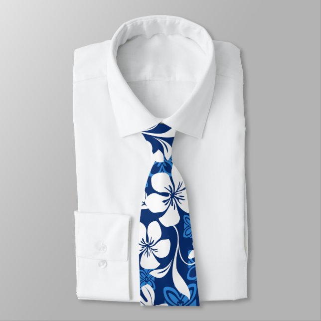 ALOHA FRIDAY (BLUE) TIE (Tied)