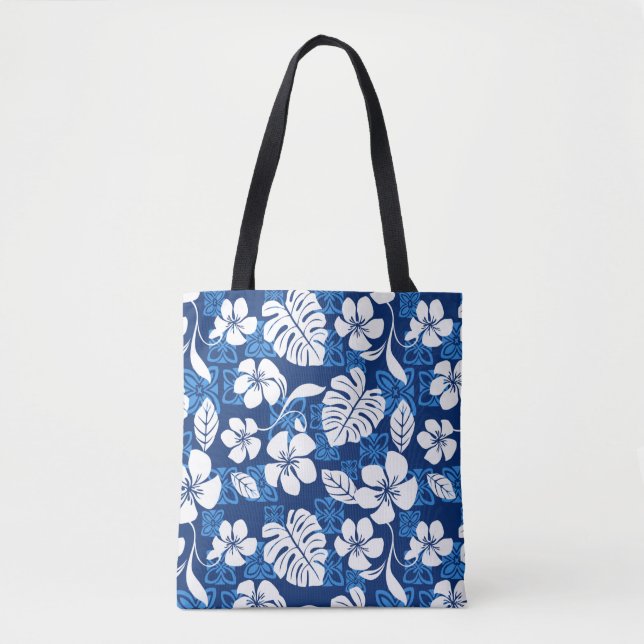 ALOHA FRIDAY (BLUE) TOTE BAG (Front)