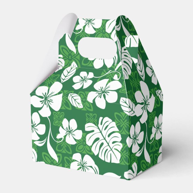 ALOHA FRIDAY (GREEN) FAVOUR BOX (Front Side)
