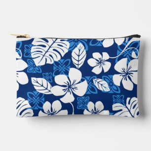 ALOHA FRIDAY PATTERN IN BLUE ACCESSORY POUCH