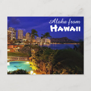 Aloha from Hawaii Postcard