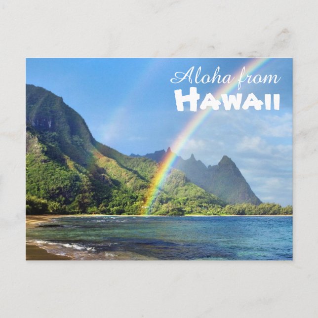 Aloha from Hawaii Postcard (Front)