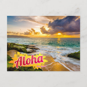 Aloha from Hawaii Postcard