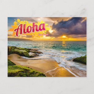 Aloha from Hawaii Postcard