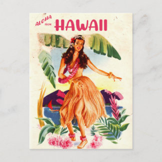 Aloha from Hawaii Postcard