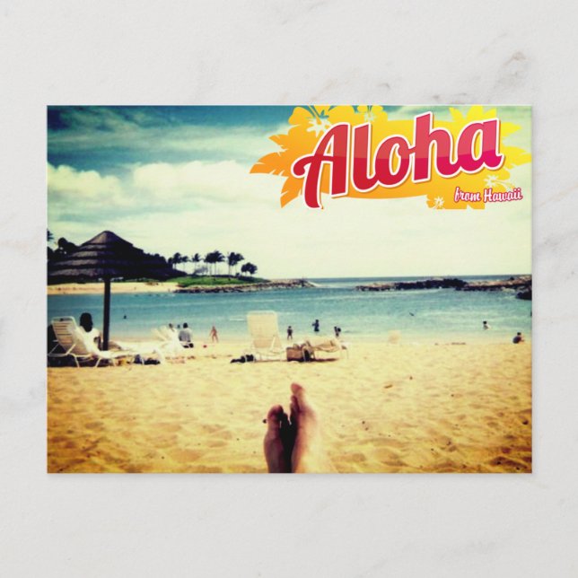 Aloha from Hawaii Postcard (Front)