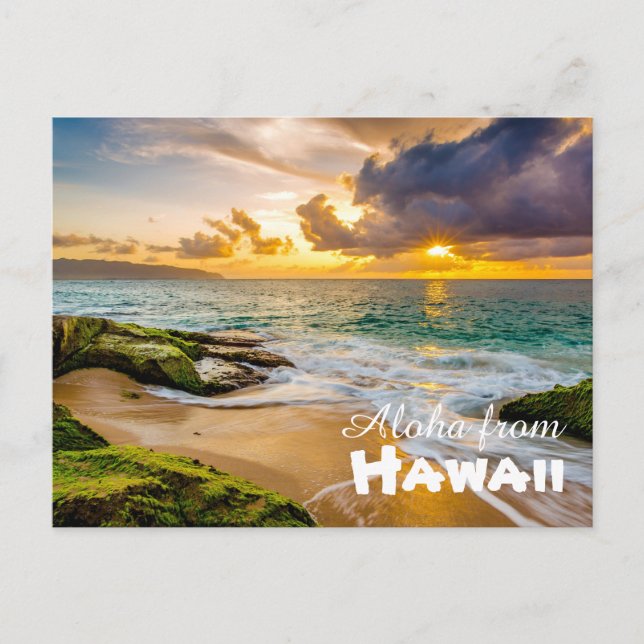 Aloha from Hawaii Postcard (Front)