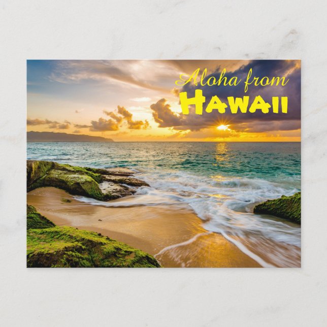 Aloha from Hawaii Postcard (Front)
