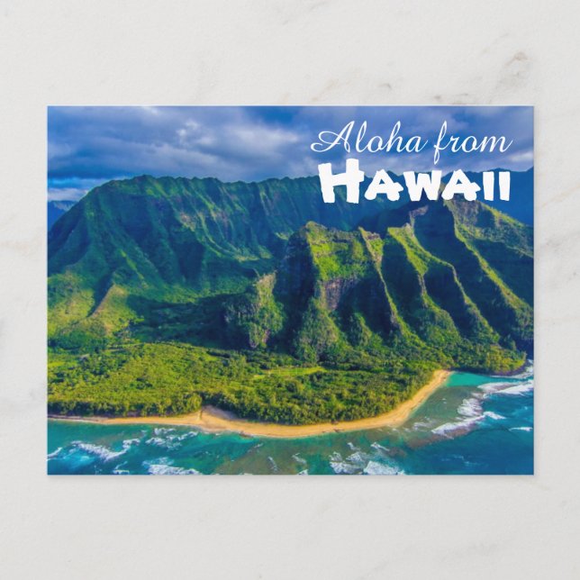 Aloha from Hawaii Postcard (Front)