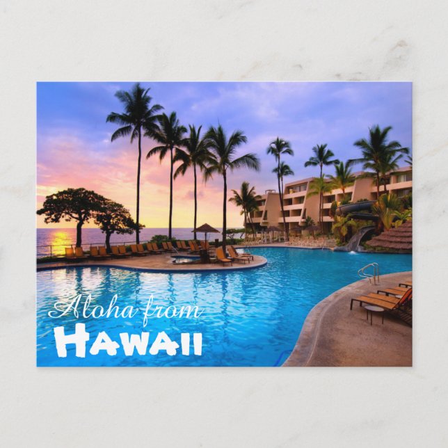 Aloha from Hawaii Postcard (Front)