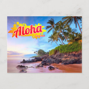 Aloha from Hawaii Postcard