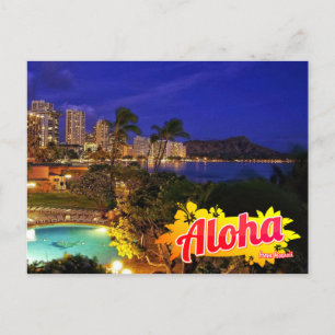 Aloha from Hawaii Postcard