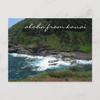 aloha from kauai postcard