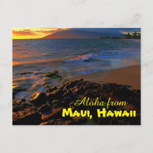 Aloha from Maui Postcard