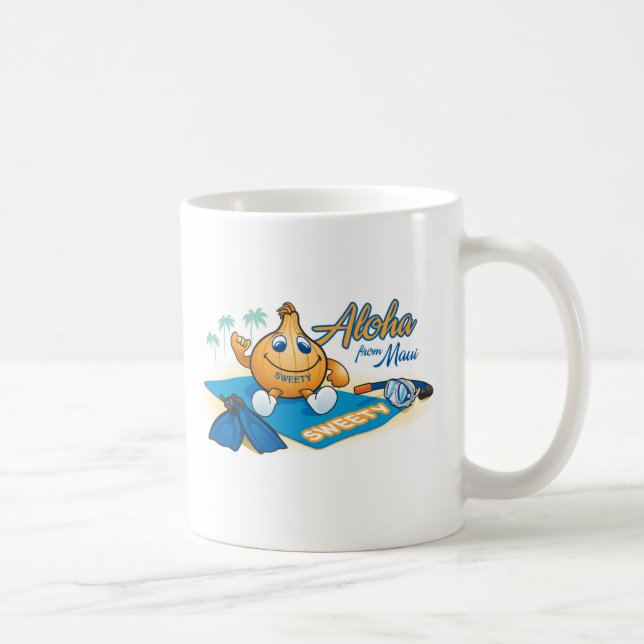 Aloha from sweety onion coffee mug (Right)