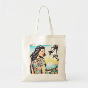 Aloha Girl Tote Bag