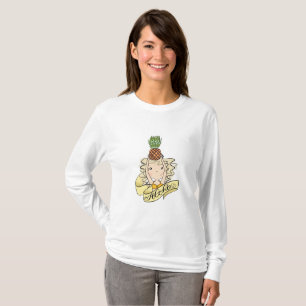 Aloha Girl With Pineapple T-Shirt