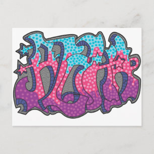 Aloha Graffiti Postcard