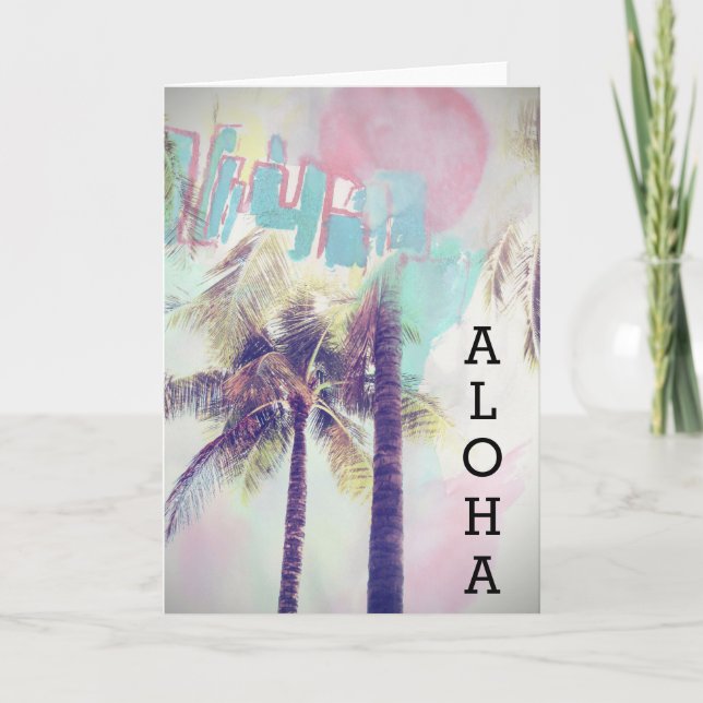 Aloha Greetings Card (Front)