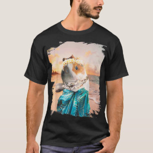 Aloha Guinea Pig On Hawaiian Beach  T-Shirt