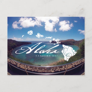 Aloha Hanauma Bay Hawaii Islands Postcard