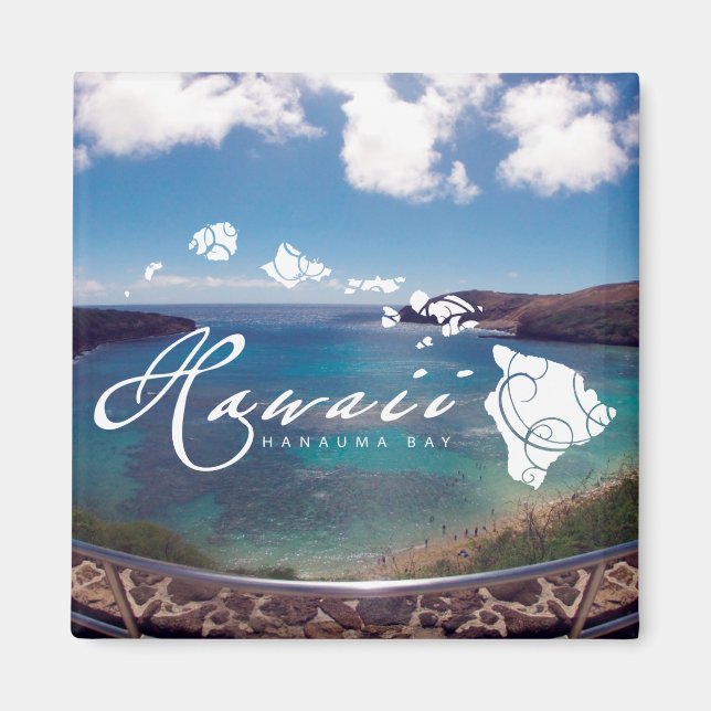 Aloha Hanauma Islands Magnet (Front)