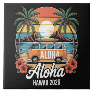 Aloha Hawaii 2026 Ceramic Tile