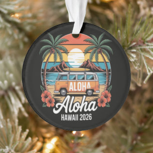 Aloha Hawaii 2026 Ornament