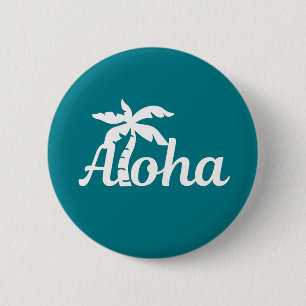 Aloha Hawaii 6 Cm Round Badge