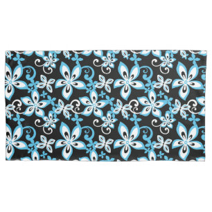 ALOHA HAWAII (BLACK/BLUE) PILLOWCASE