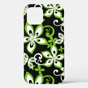ALOHA HAWAII (BLACK/LIME) iPhone 12 CASE