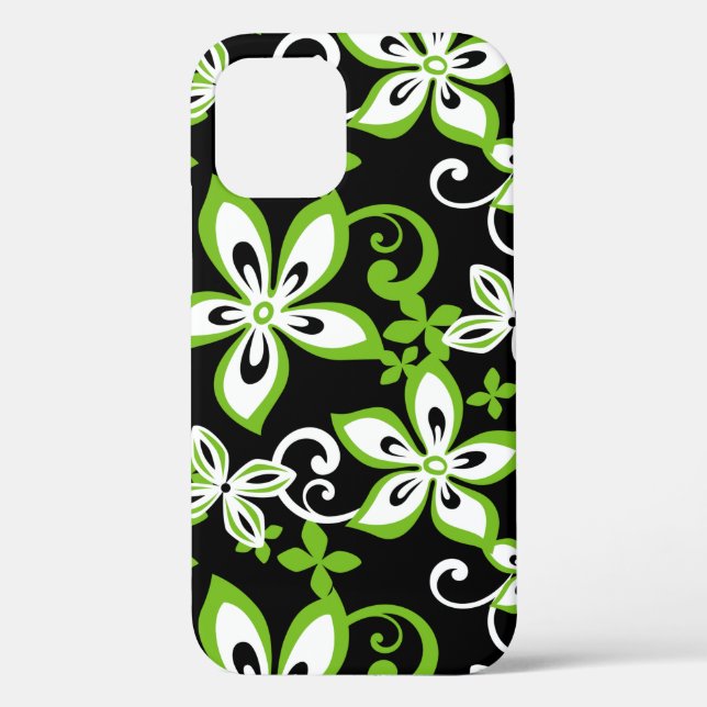 ALOHA HAWAII (BLACK/LIME) Case-Mate iPhone CASE (Back)