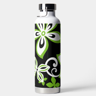 ALOHA HAWAII (BLACK/LIME) WATER BOTTLE
