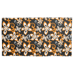 ALOHA HAWAII (BLACK/ORANGE) PILLOWCASE