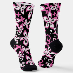 ALOHA HAWAII (BLACK/PINK) SOCKS