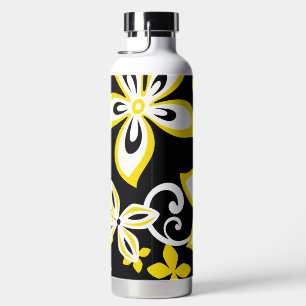 ALOHA HAWAII (BLACK/YELLOW) WATER BOTTLE