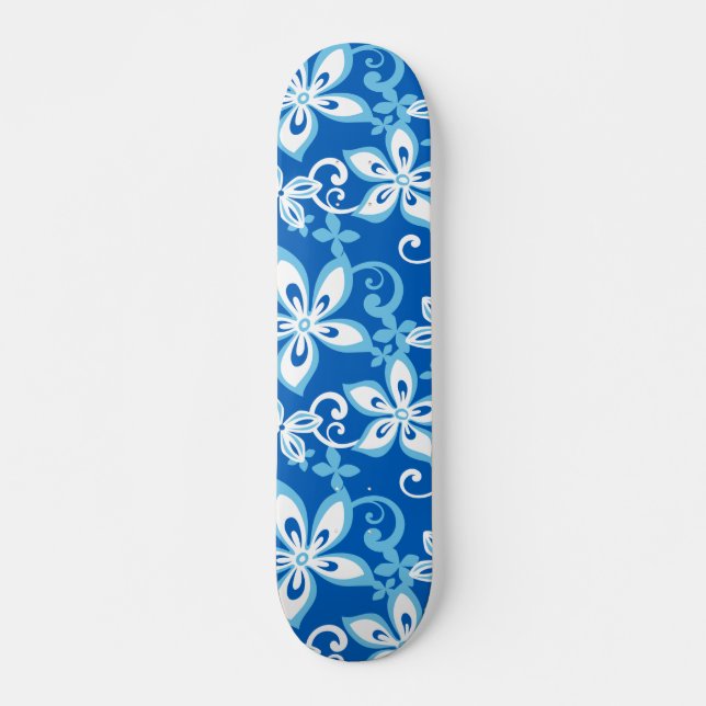 ALOHA HAWAII (BLUE x 2) Skateboard (Front)