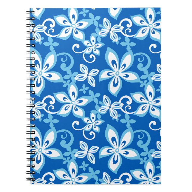ALOHA HAWAII (BLUES) Spiral Photo Notebook (Front)